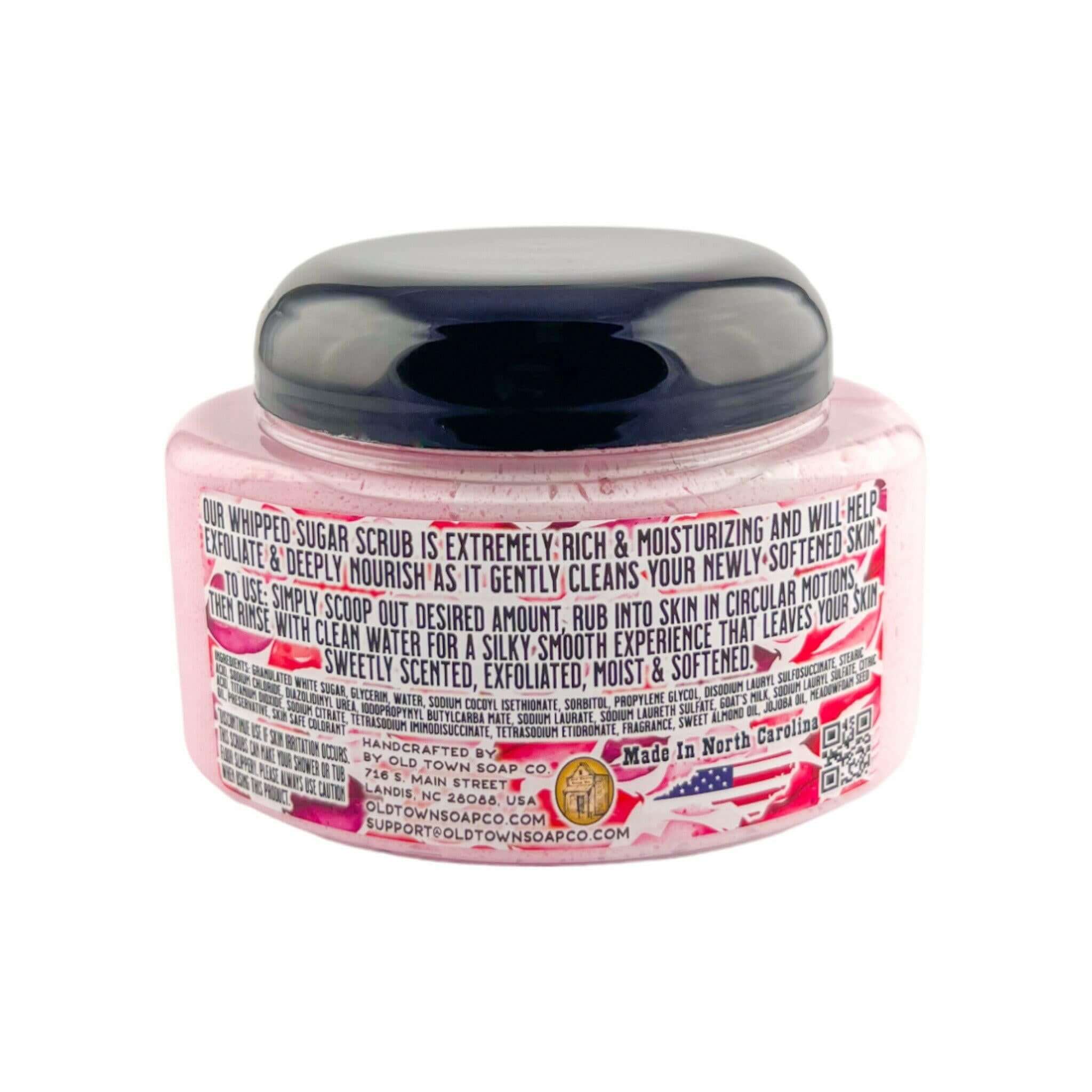 Passionate Kisses Whipped Sugar Scrub Soap - Old Town Soap Co.