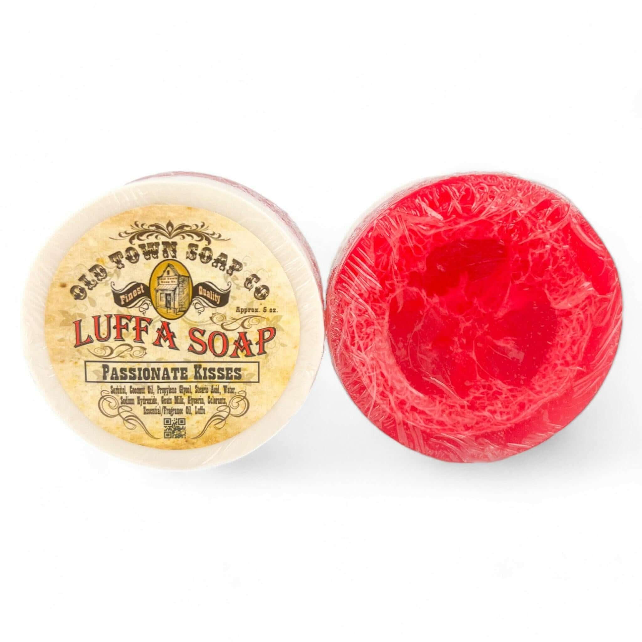 Passionate Kisses -Luffa Soap - Old Town Soap Co.