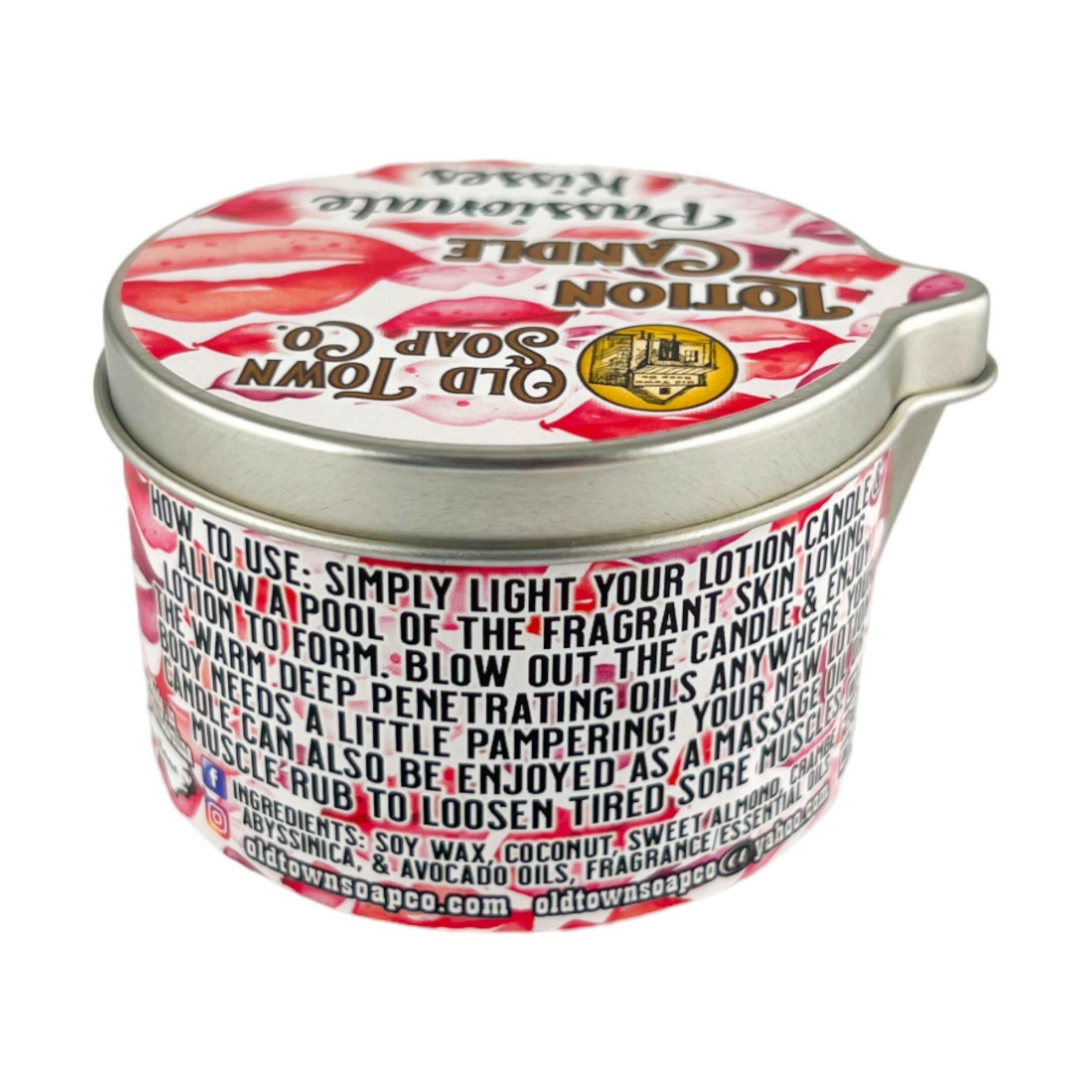 Passionate Kisses Lotion Candle - Old Town Soap Co.