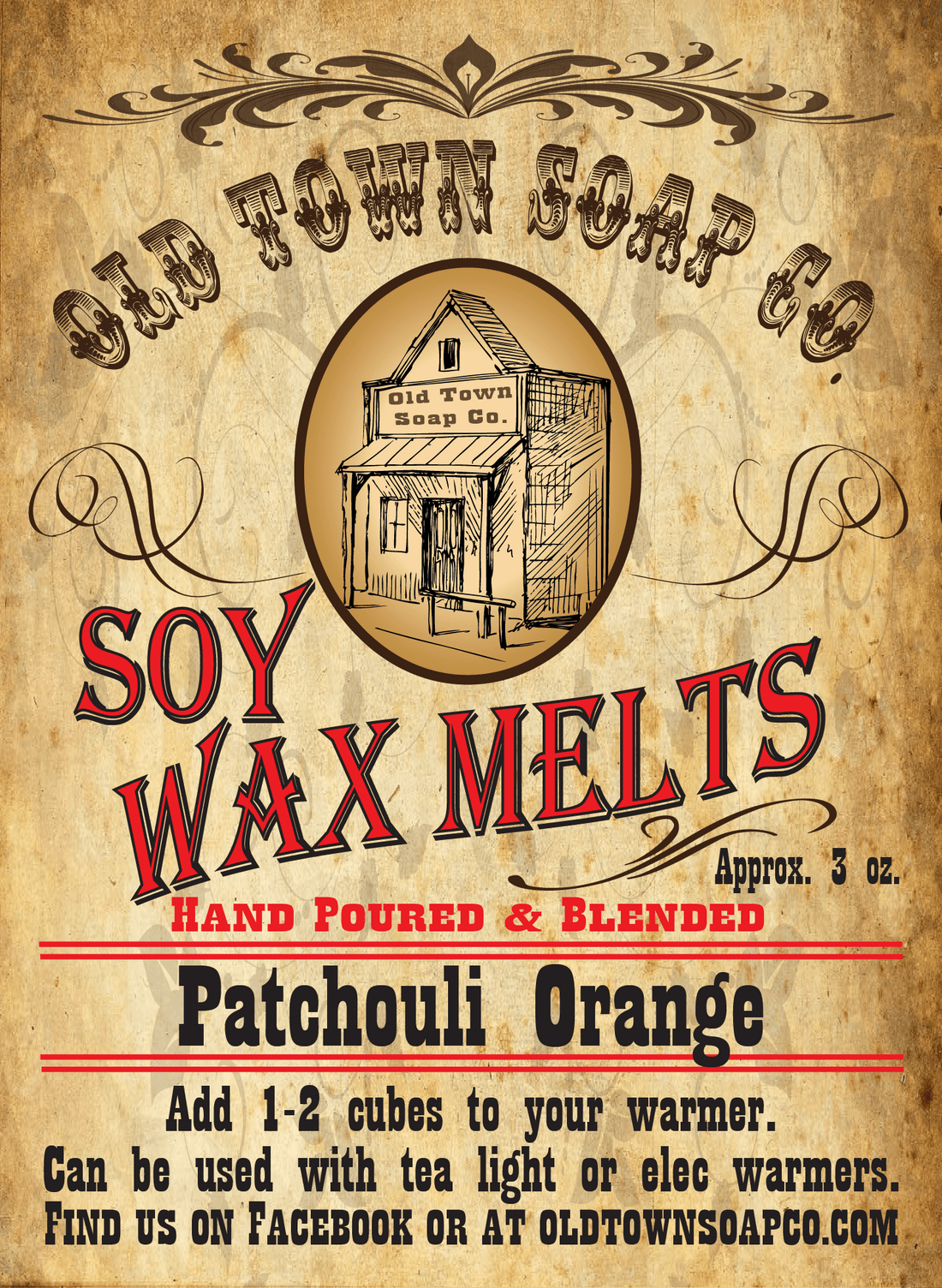 Patchouli Orange Wax Melts - Old Town Soap Co.