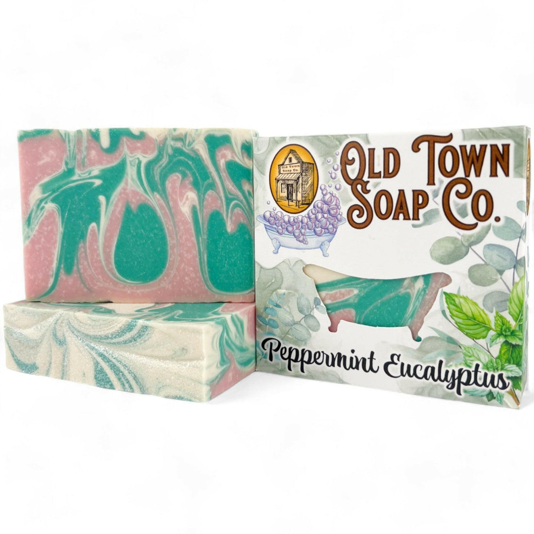 Peppermint Eucalyptus -Bar Soap - Old Town Soap Co.