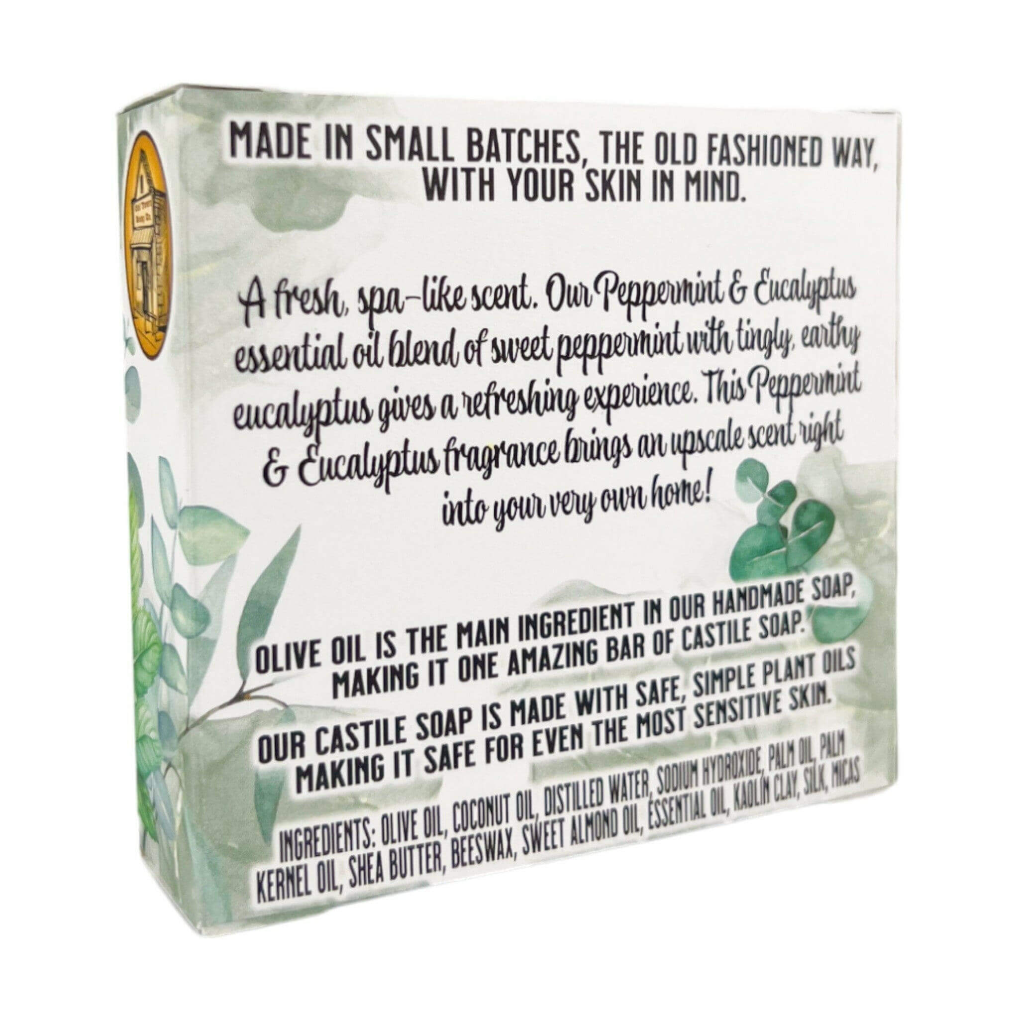Peppermint Eucalyptus -Bar Soap - Old Town Soap Co.