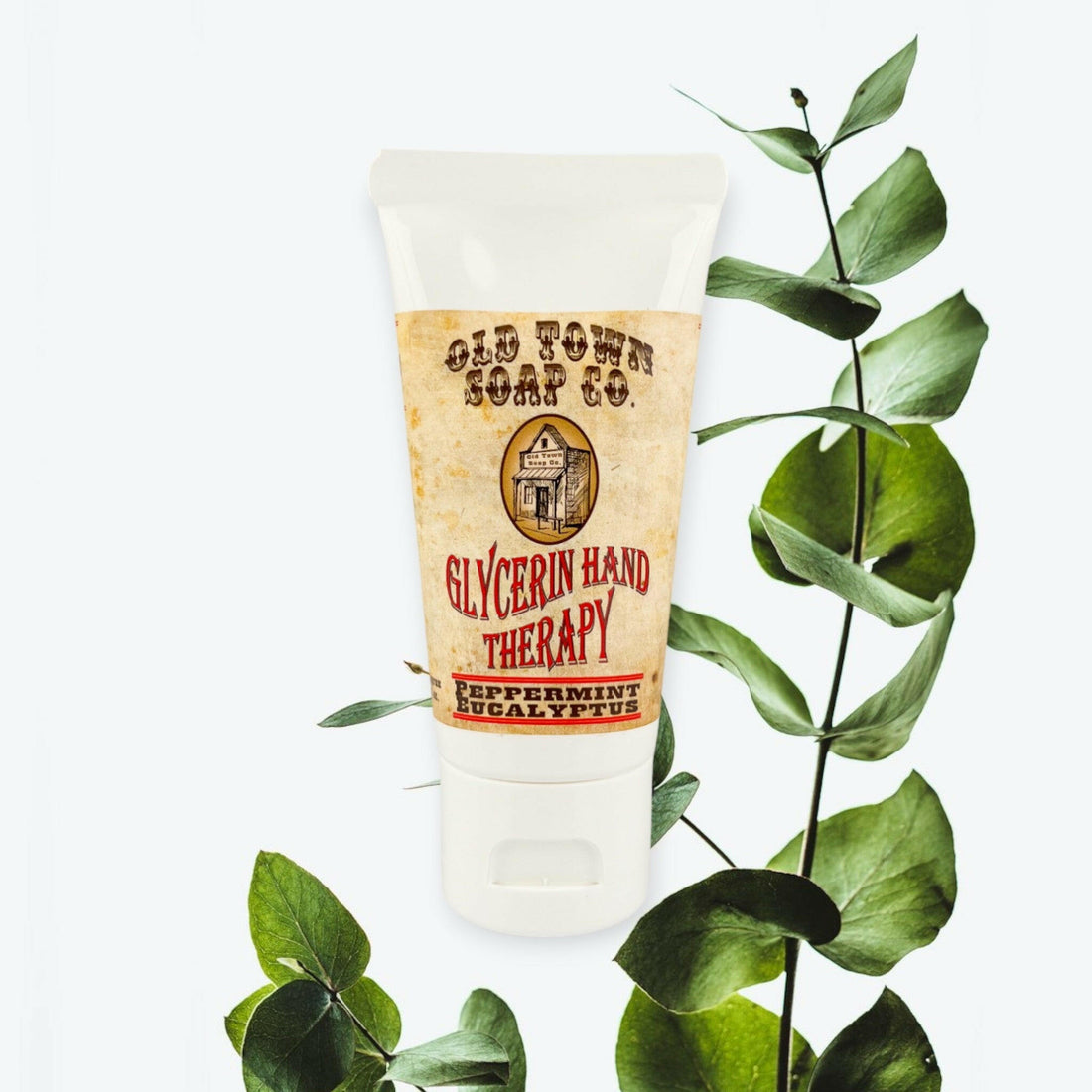 Peppermint Eucalyptus 2oz Glycerin Hand Therapy - Old Town Soap Co.