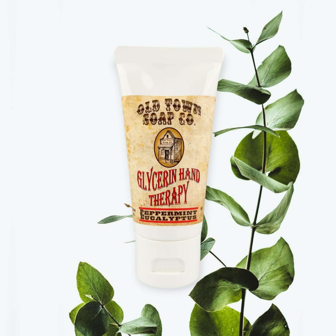 Peppermint Eucalyptus 2oz Glycerin Hand Therapy - Old Town Soap Co.