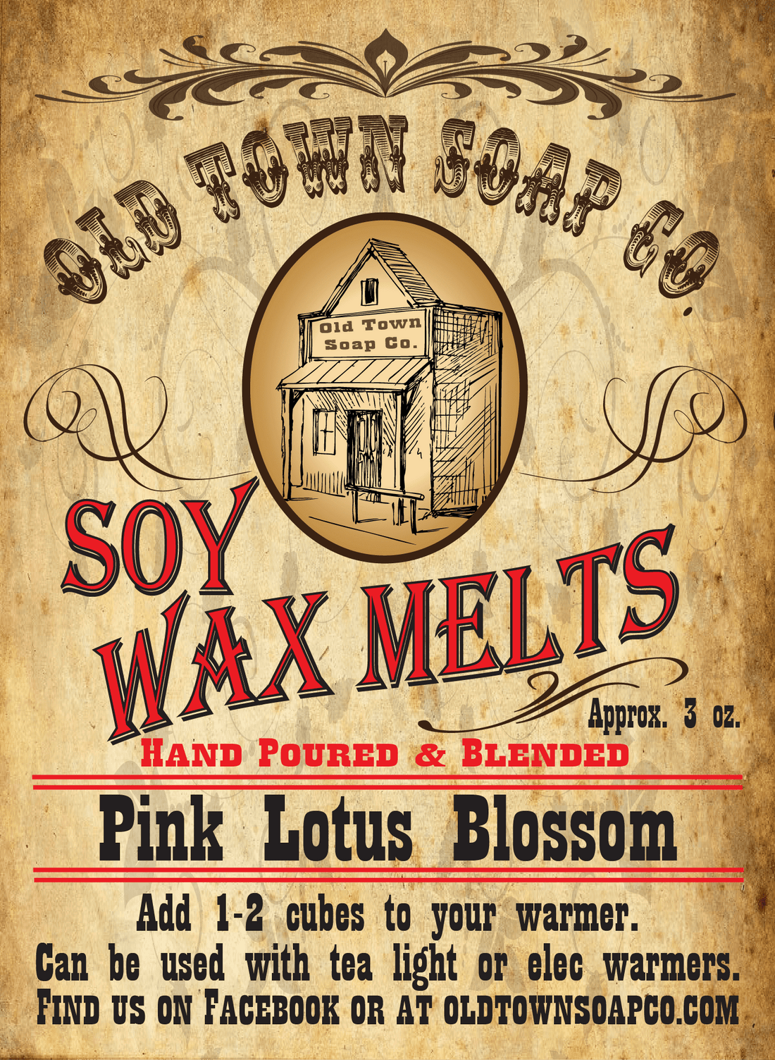 Pink Lotus Blossom Wax Melts - Old Town Soap Co.