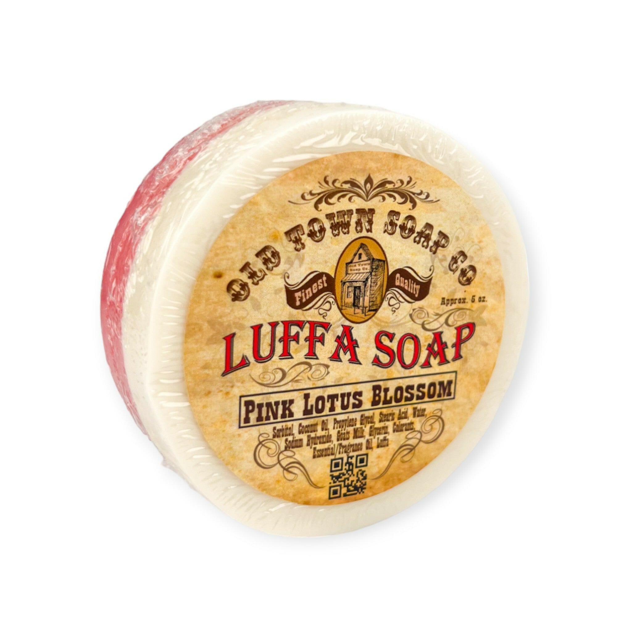 Pink Lotus Blossom -Luffa Soap - Old Town Soap Co.