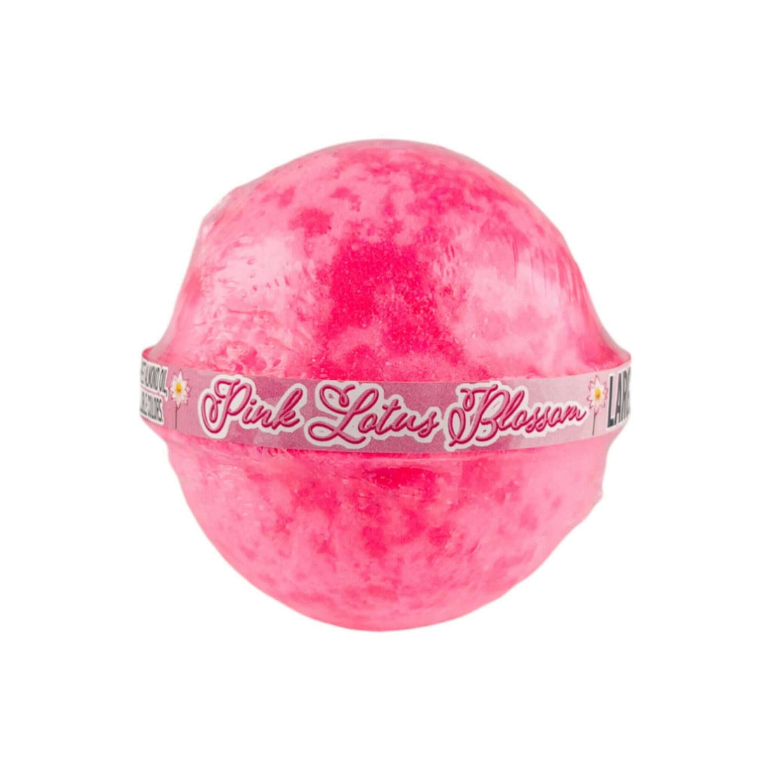 Pink Lotus Blossom Bath Bomb -Large - Old Town Soap Co.