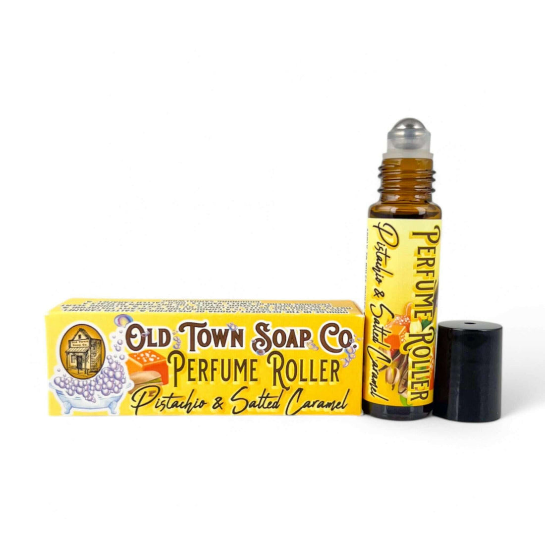 Pistachio & Salted Caramel Perfume Roller - Old Town Soap Co.