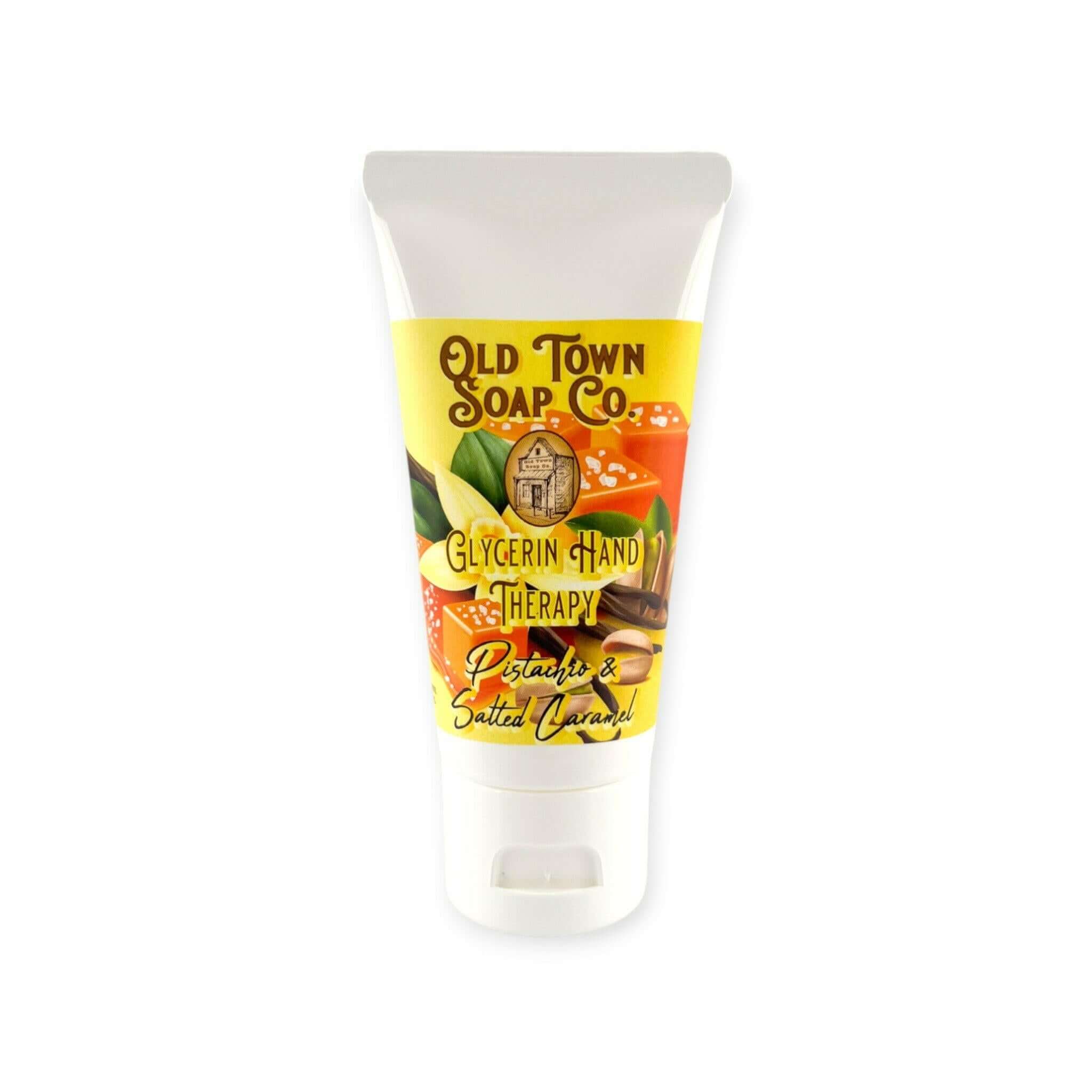 Pistachio & Salted Caramel 2oz Glycerin Hand Therapy - Old Town Soap Co.