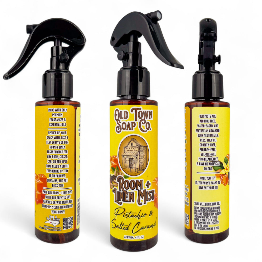 Pistachio & Salted Caramel -Room+Linen Mist