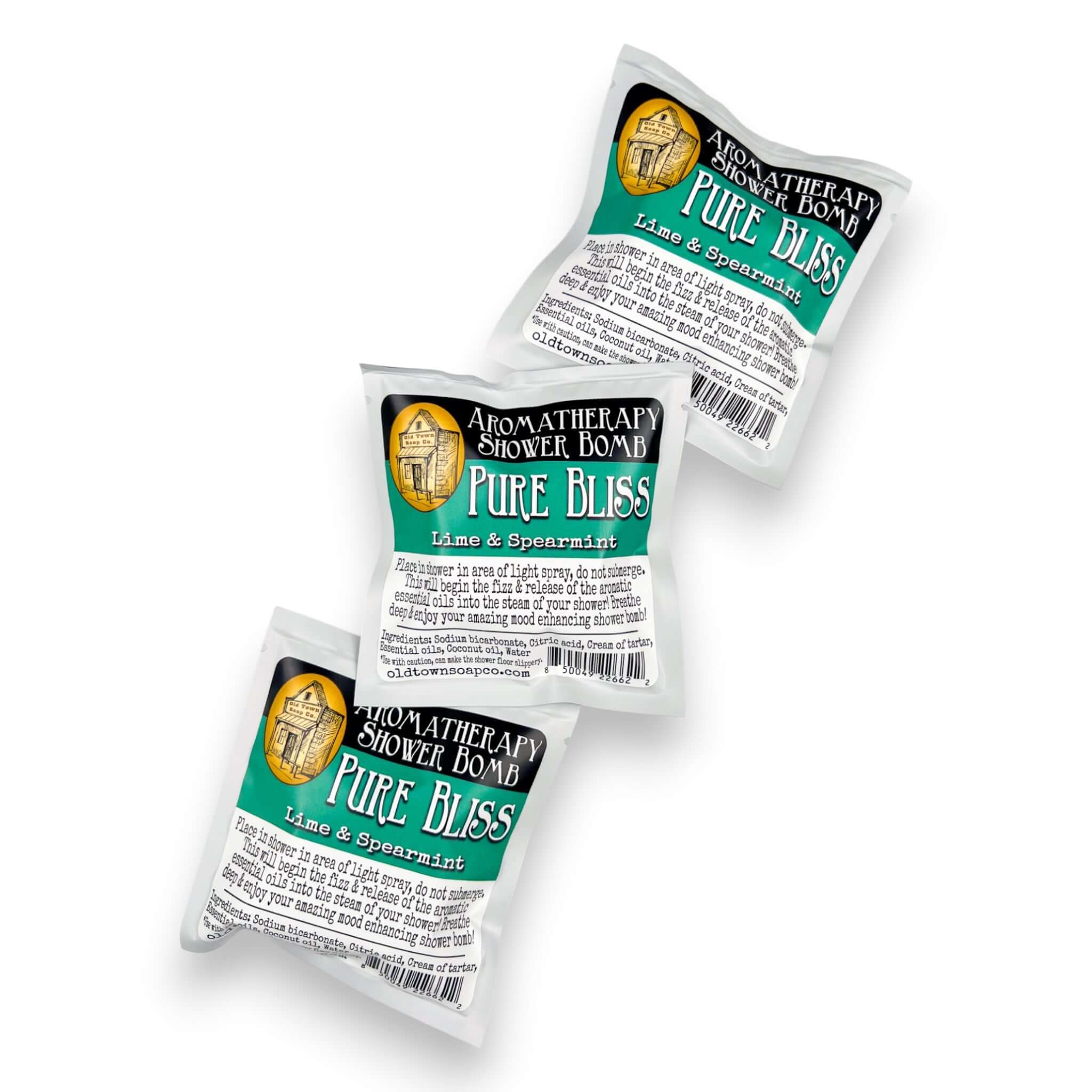 Single Aromatherapy Shower Bombs - Old Town Soap Co.