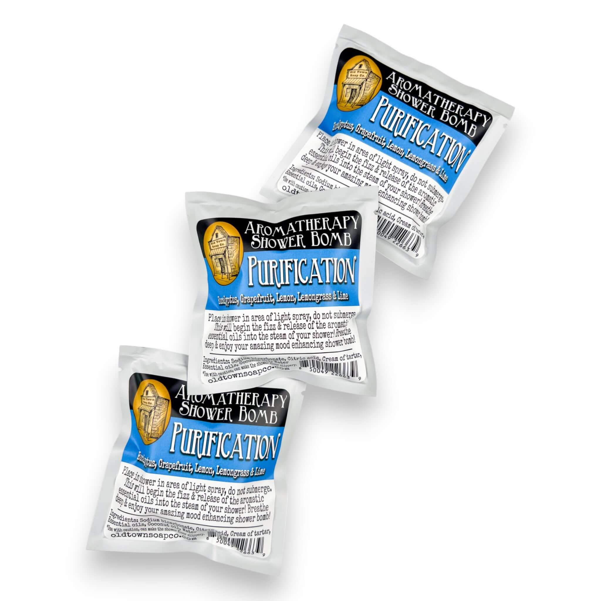 Single Aromatherapy Shower Bombs - Old Town Soap Co.