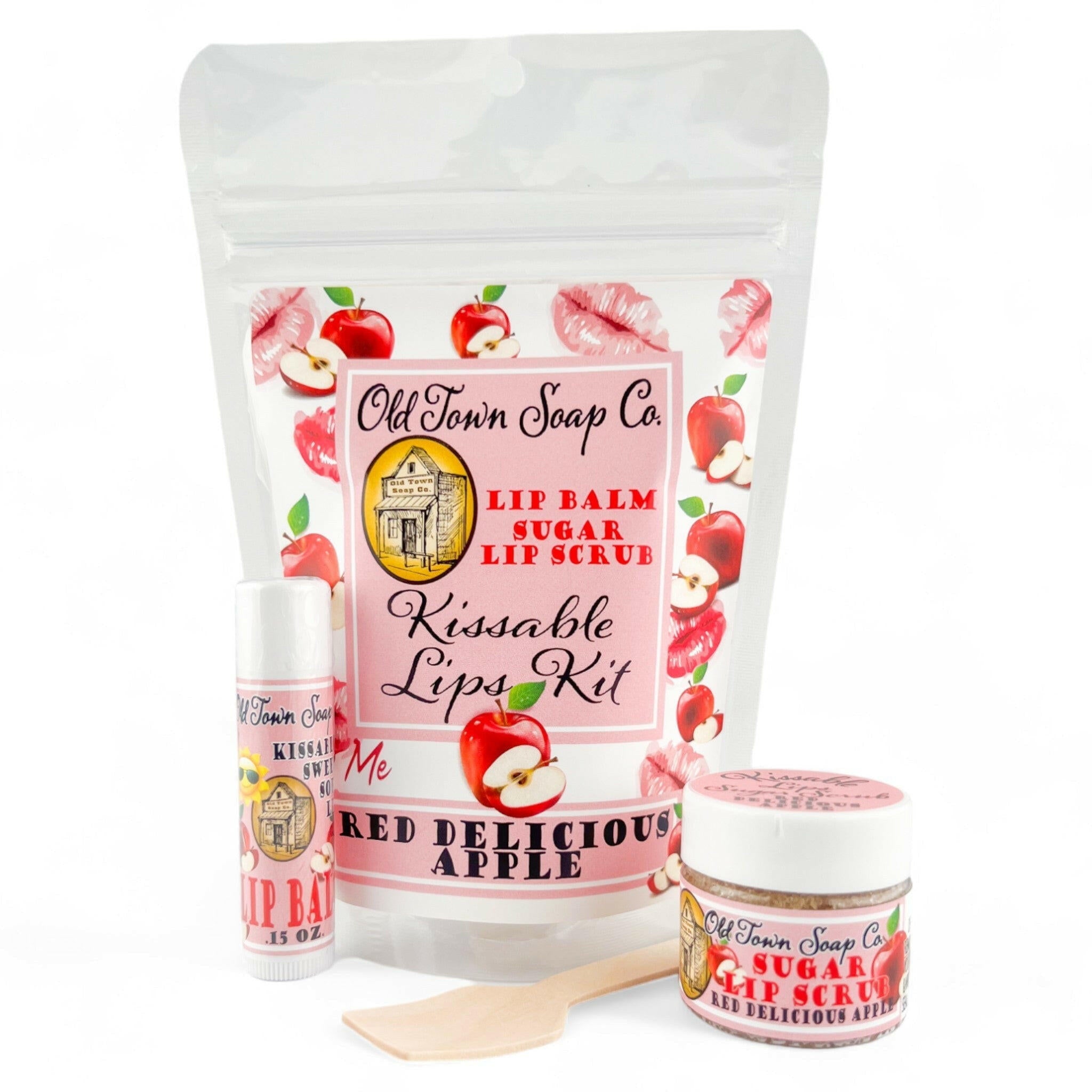 Kissable Lips Sugar Scrub & Lip Balm Kits - Old Town Soap Co.