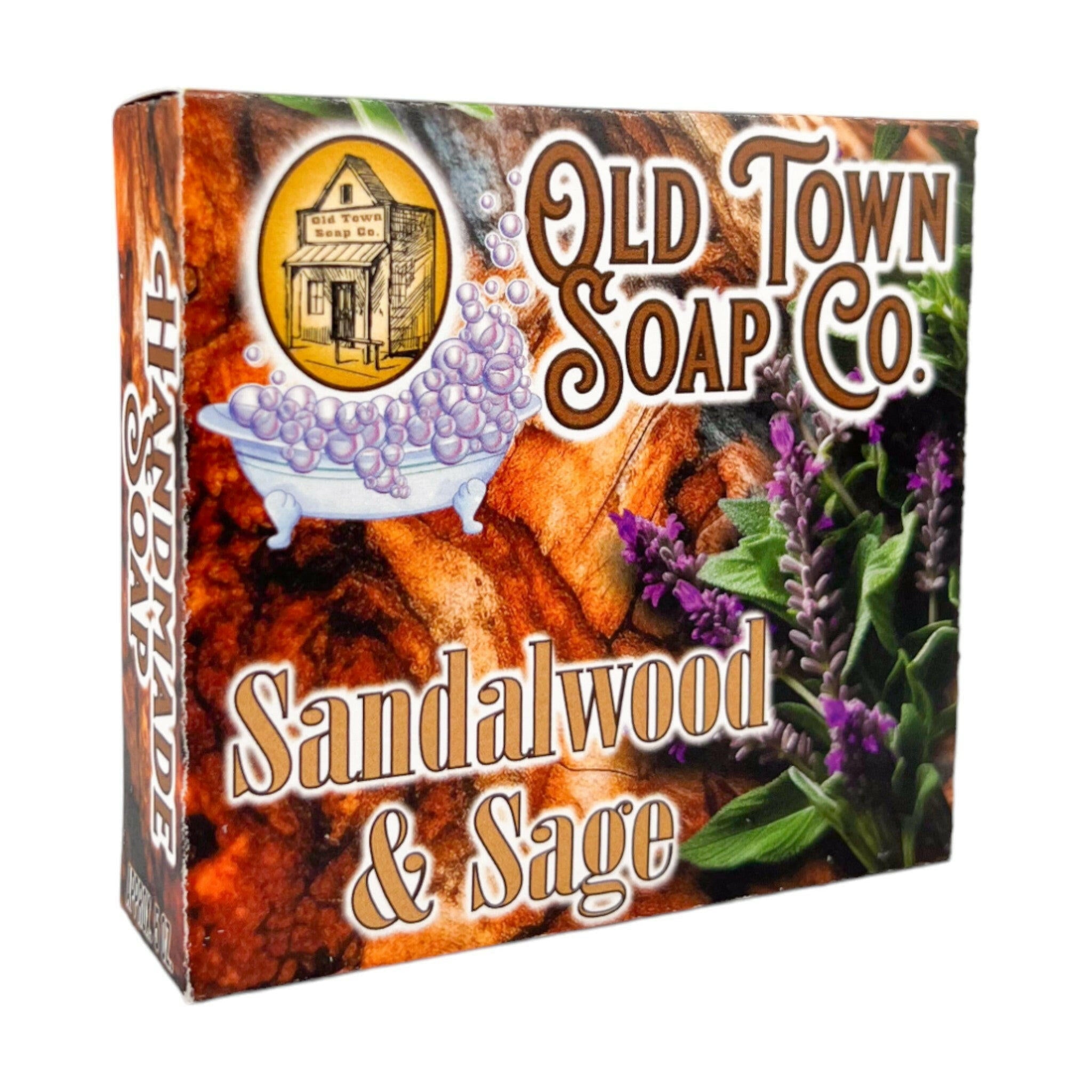 Sandalwood & Sage -Bar Soap - Old Town Soap Co.