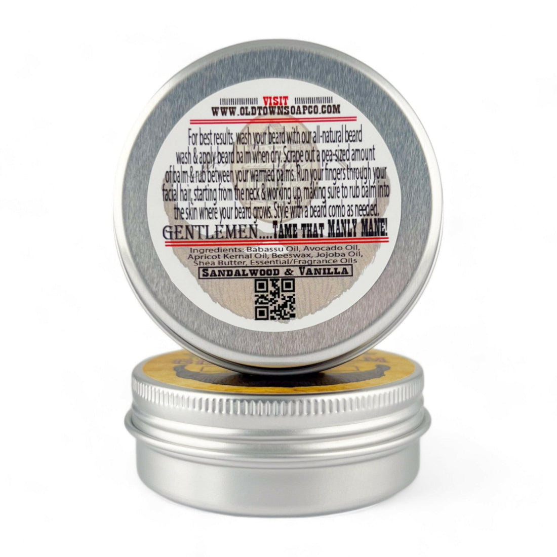 Sandalwood & Vanilla Beard Balm - Old Town Soap Co.
