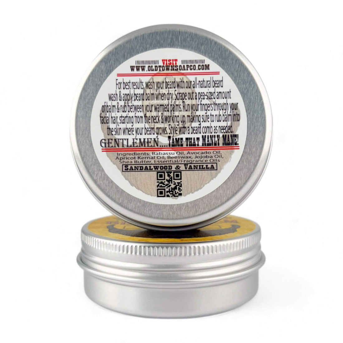 Sandalwood & Vanilla Beard Balm - Old Town Soap Co.