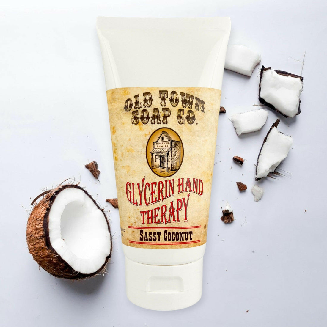 Sassy Coconut 6oz Glycerin Hand Therapy - Old Town Soap Co.
