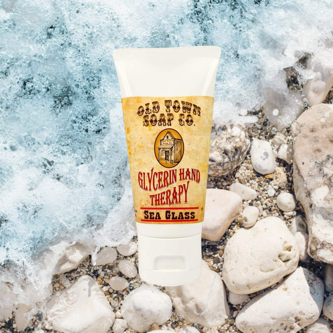 Sea Glass 2oz Glycerin Hand Therapy - Old Town Soap Co.