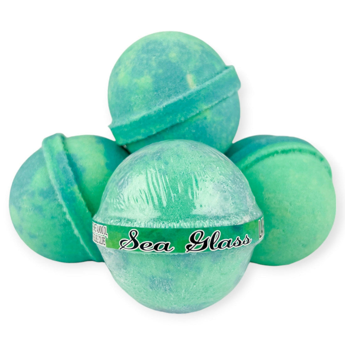 Sea Glass Bath Bomb -Large - Old Town Soap Co.