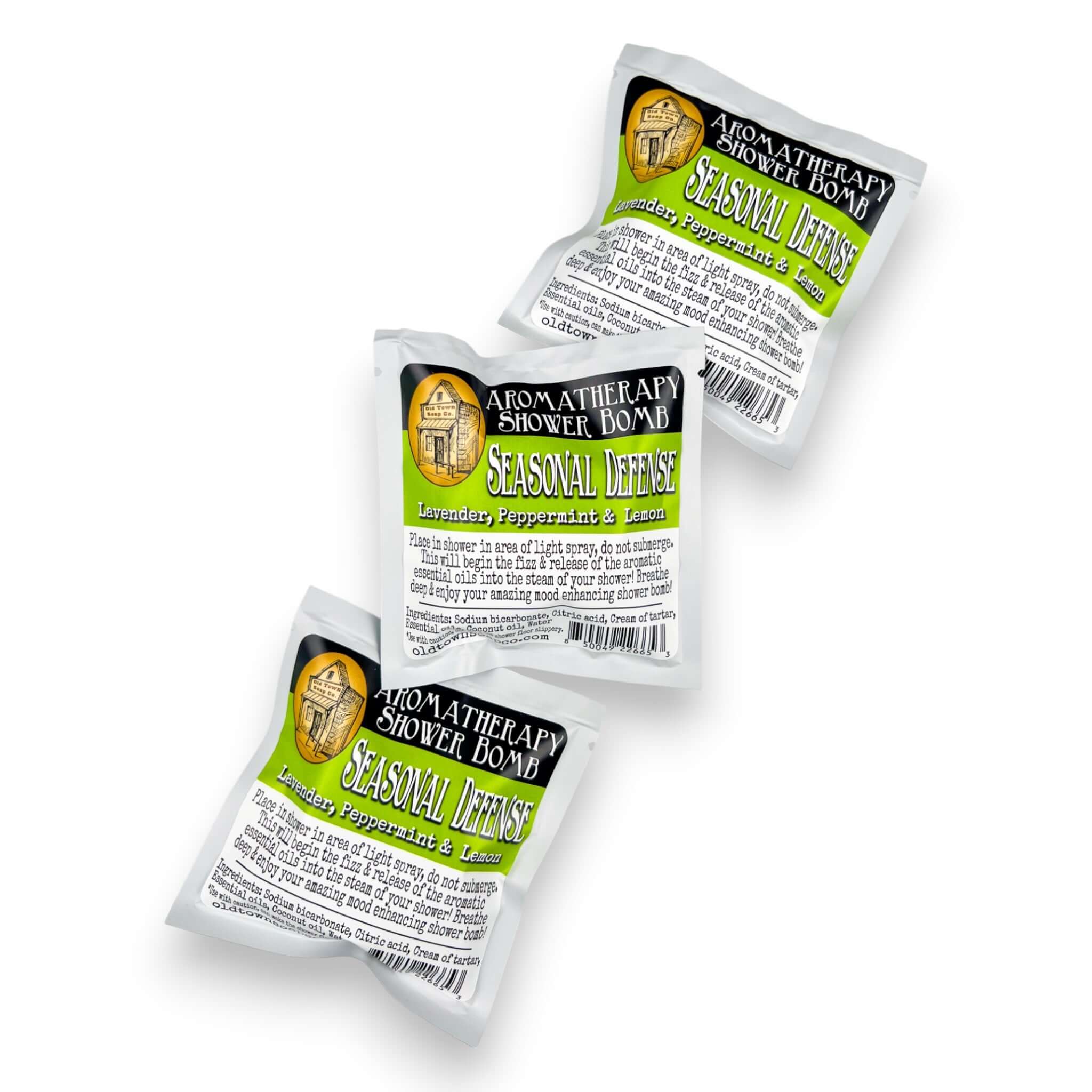 Single Aromatherapy Shower Bombs - Old Town Soap Co.