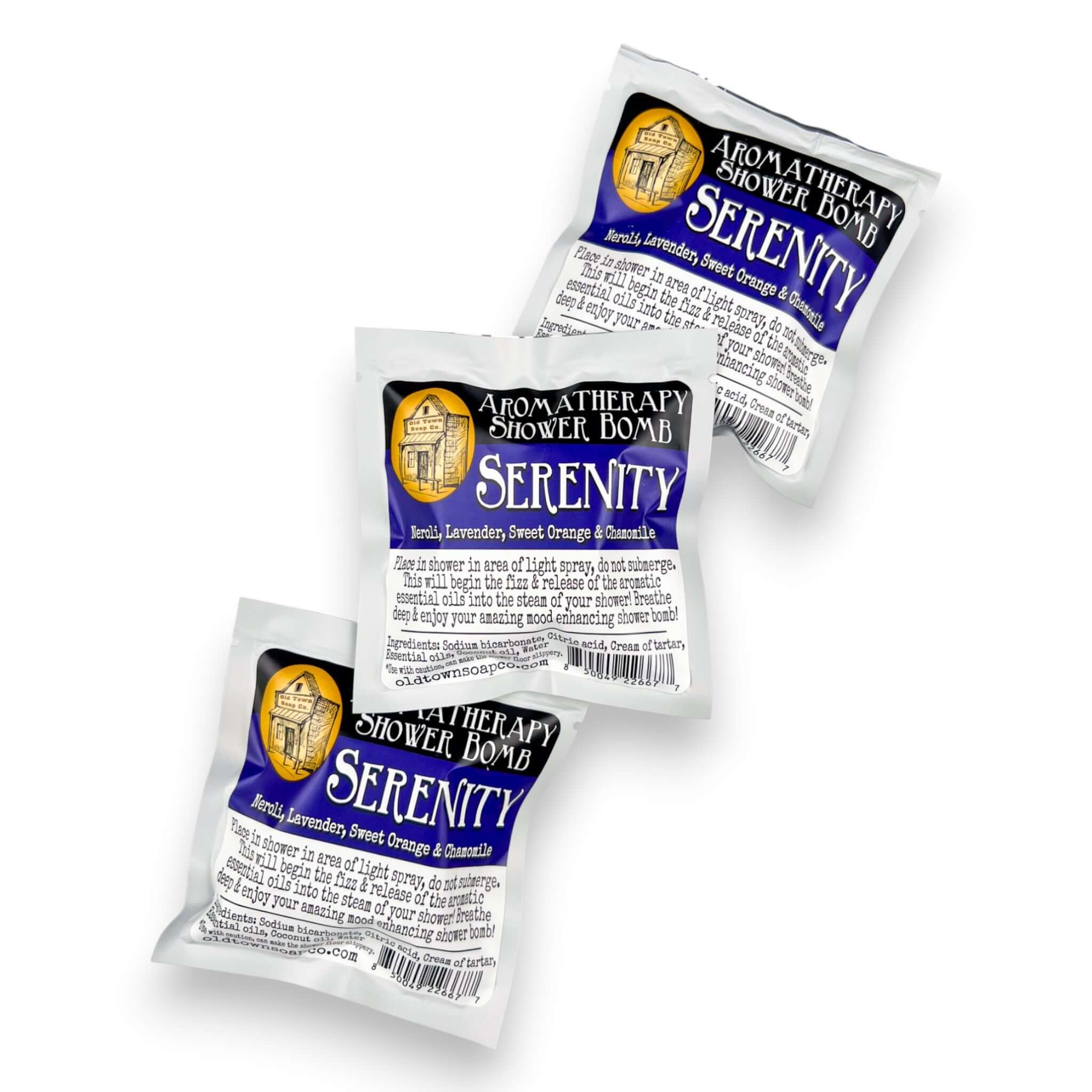 Single Aromatherapy Shower Bombs - Old Town Soap Co.