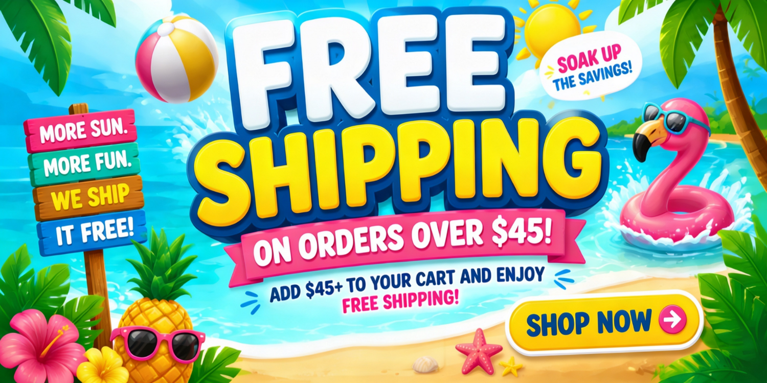 Free Shipping on all orders $45+