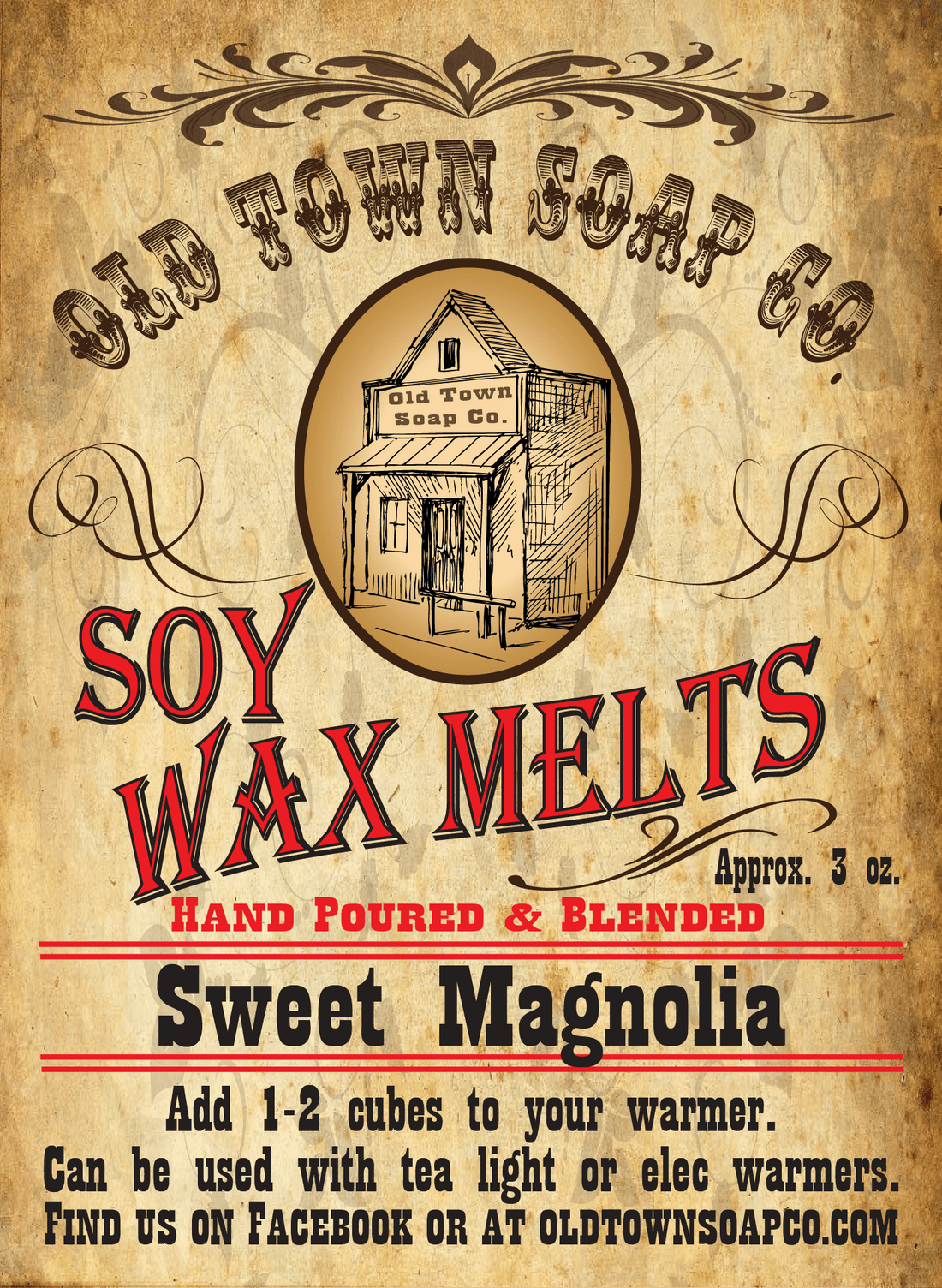 Sweet Magnolia Wax Melts - Old Town Soap Co.