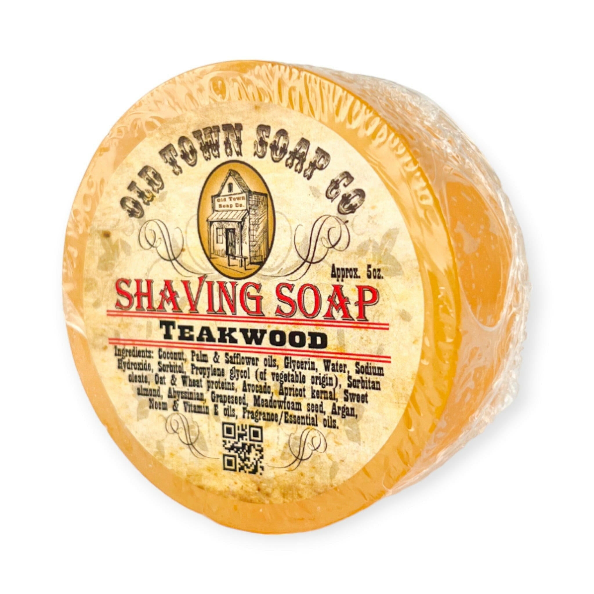 Teakwood - Shave Puck - Old Town Soap Co.