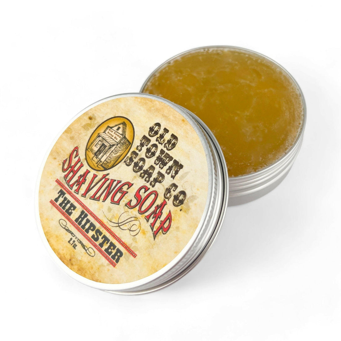 The Hipster -Shave Soap Tin - Old Town Soap Co.
