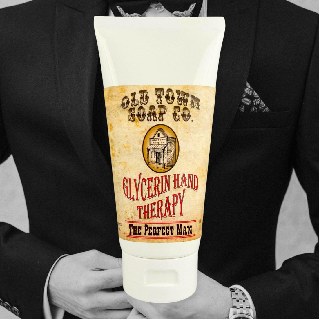 The Perfect Man 6oz Glycerin Hand Therapy - Old Town Soap Co.
