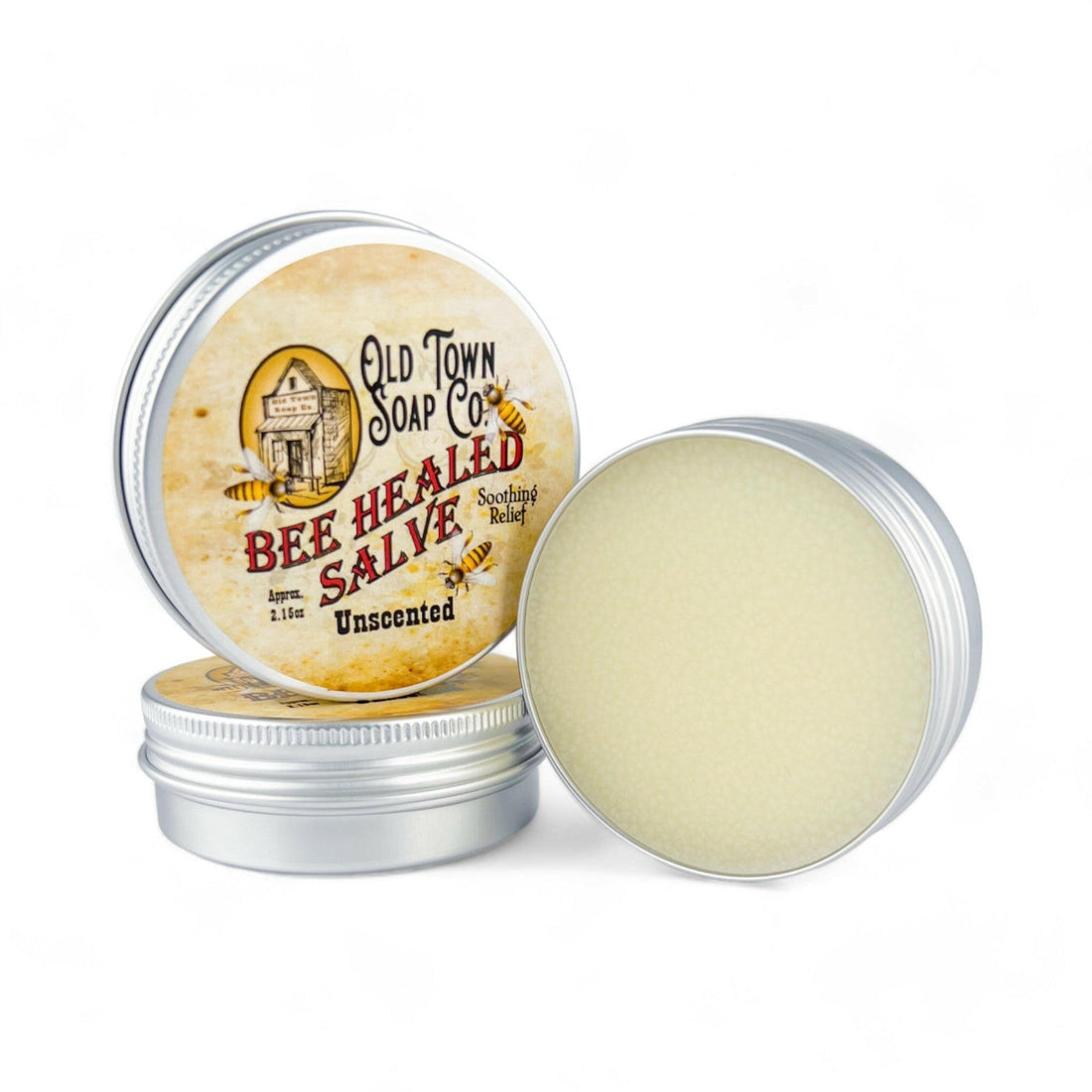 Unscented Bee Healed Salve Set - Old Town Soap Co.