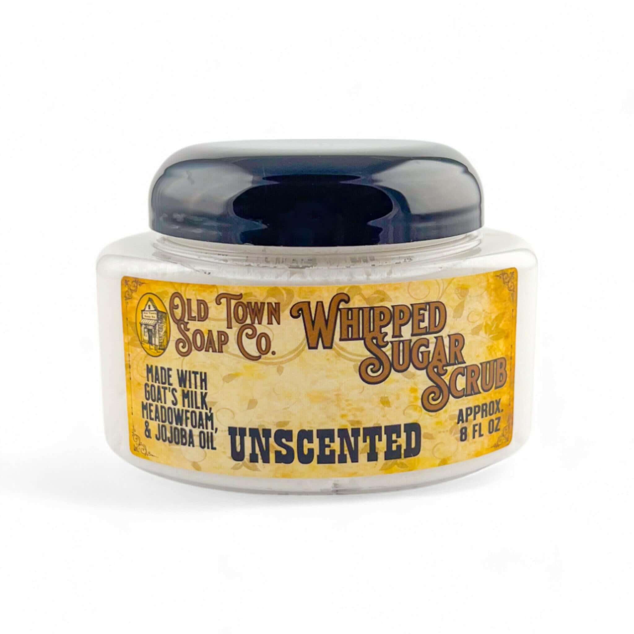 Unscented Whipped Sugar Scrub Soap - Old Town Soap Co.