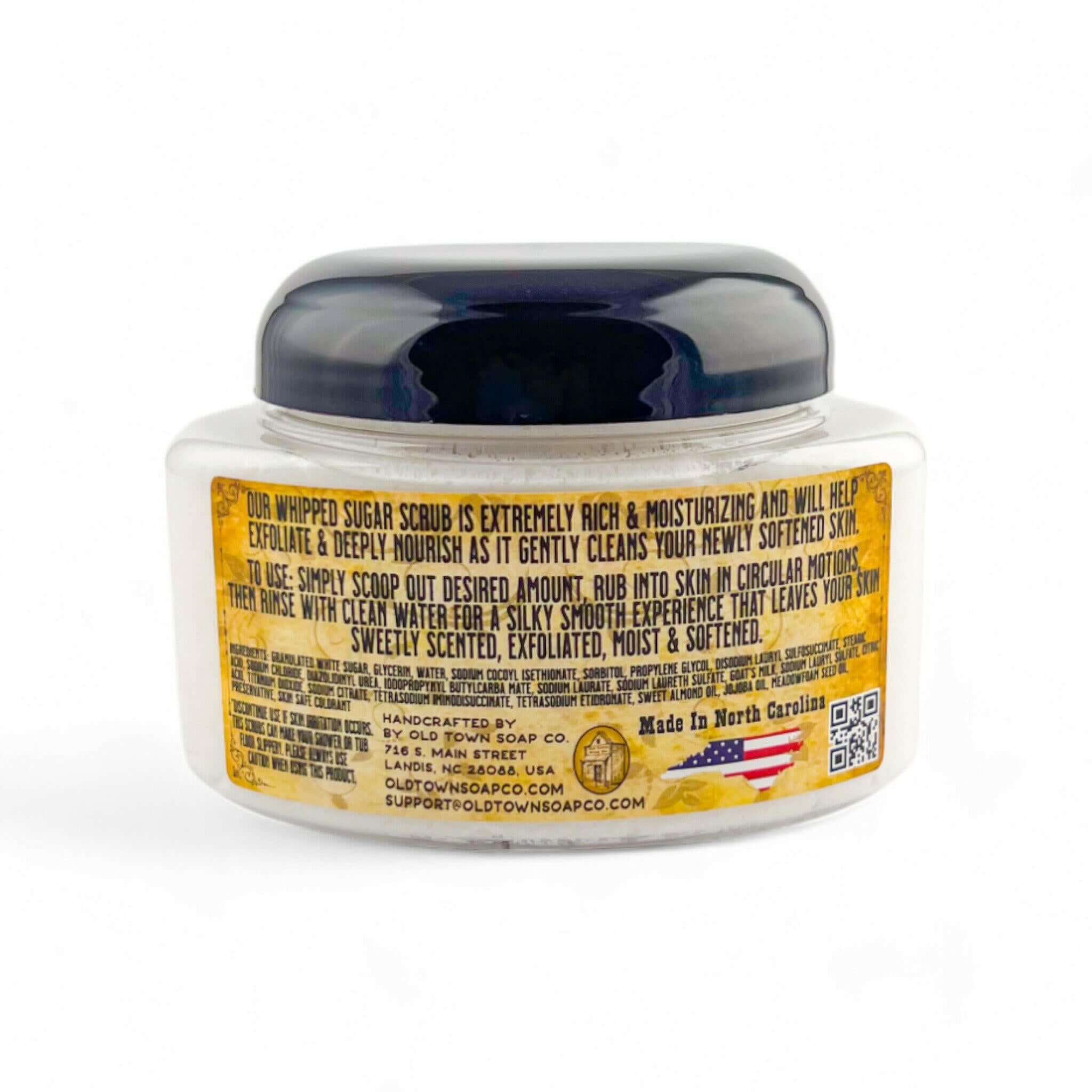 Unscented Whipped Sugar Scrub Soap - Old Town Soap Co.