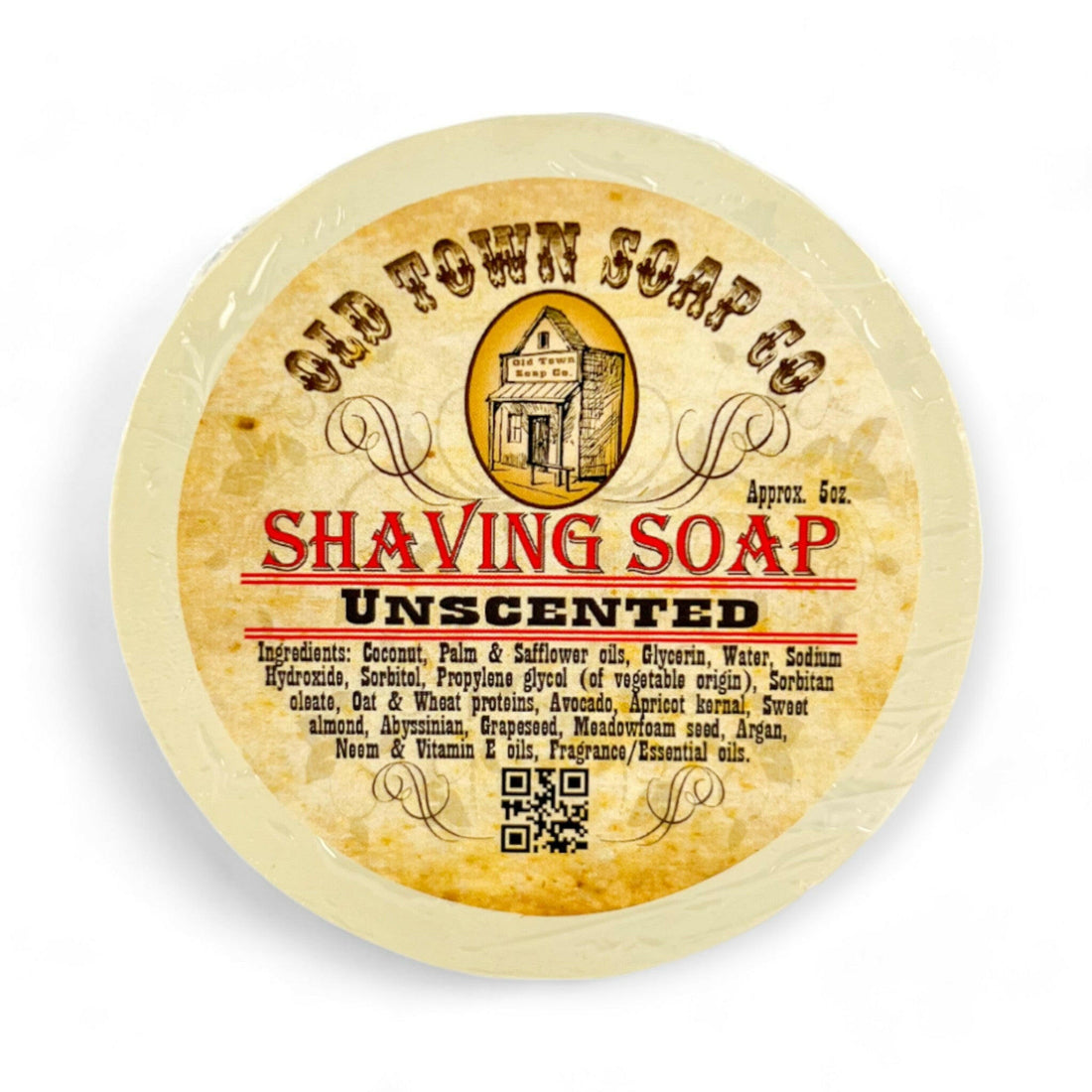 Unscented - Shave Puck - Old Town Soap Co.