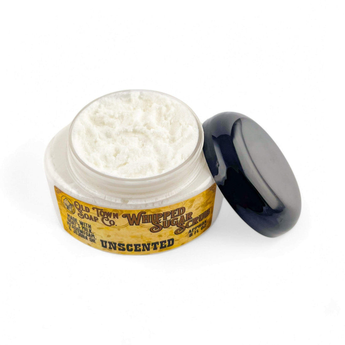Unscented Whipped Sugar Scrub Soap - Old Town Soap Co.