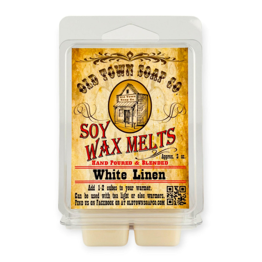 White Linen Wax Melts - Old Town Soap Co.