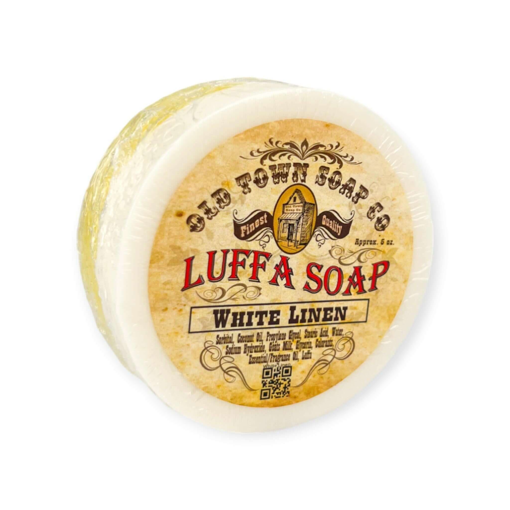 White Linen -Luffa Soap - Old Town Soap Co.