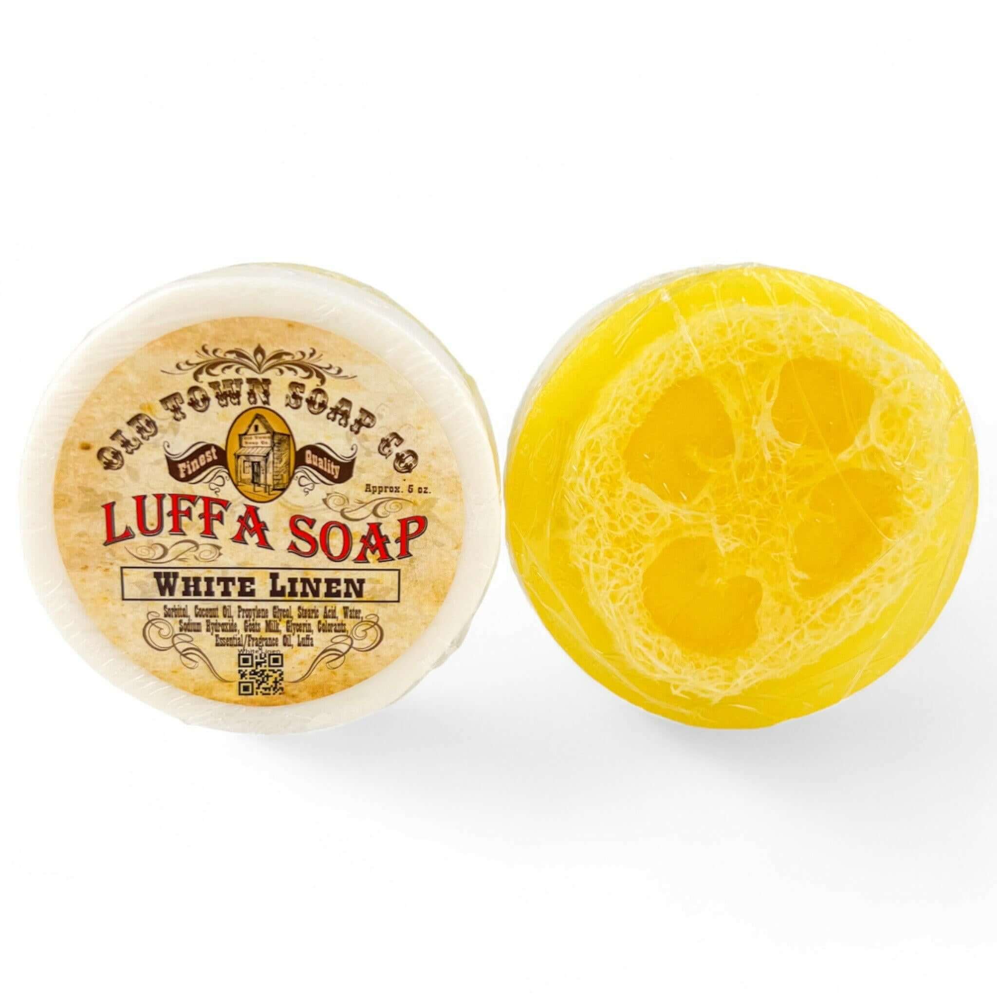 White Linen -Luffa Soap - Old Town Soap Co.