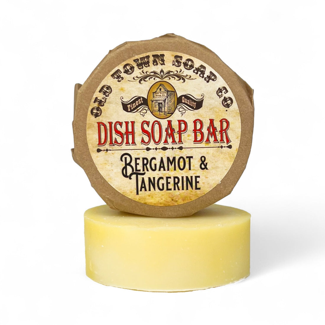 Bergamot & Tangerine -Dish Soap Bar - Old Town Soap Co.