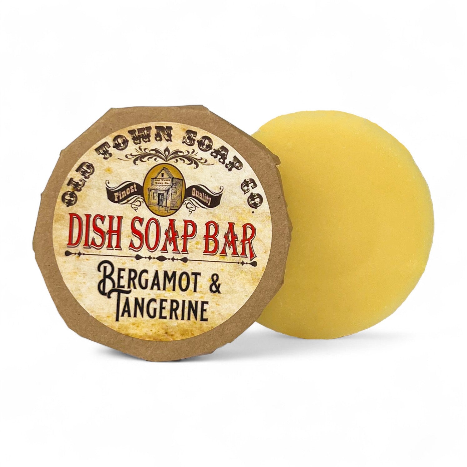 Bergamot & Tangerine -Dish Soap Bar - Old Town Soap Co.