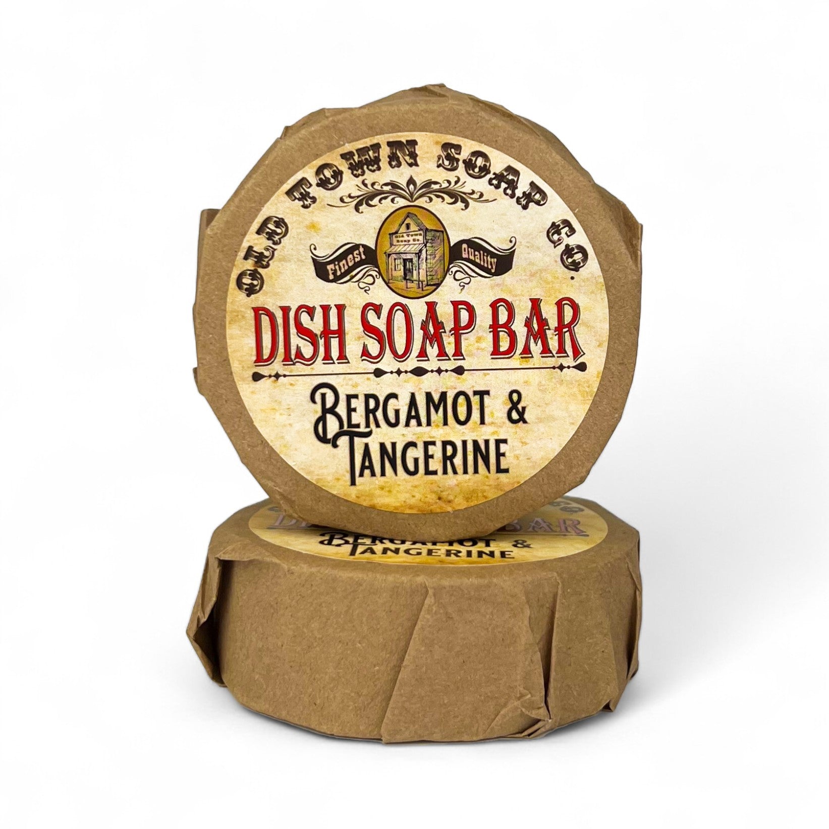 Bergamot & Tangerine -Dish Soap Bar - Old Town Soap Co.