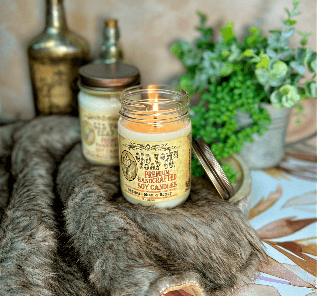 Tobacco Vanilla Candle - Old Town Soap Co.