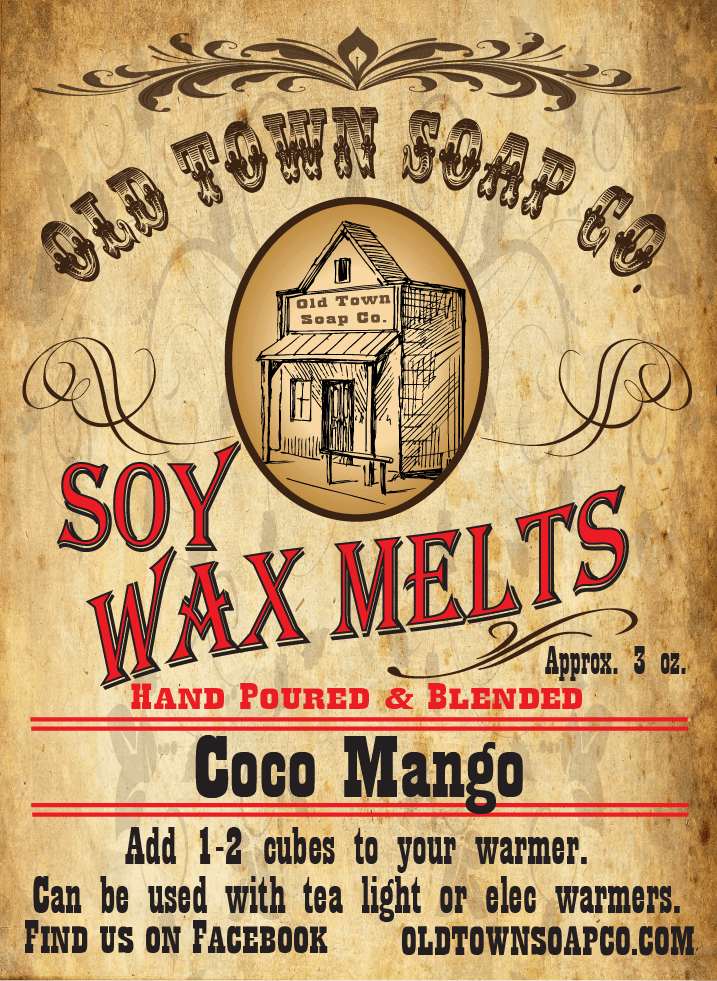 Coco Mango Wax Melts - Old Town Soap Co.