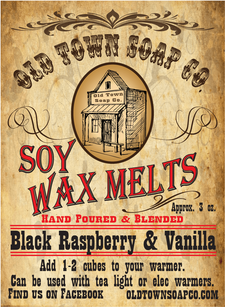Black Raspberry & Vanilla Wax Melts - Old Town Soap Co.