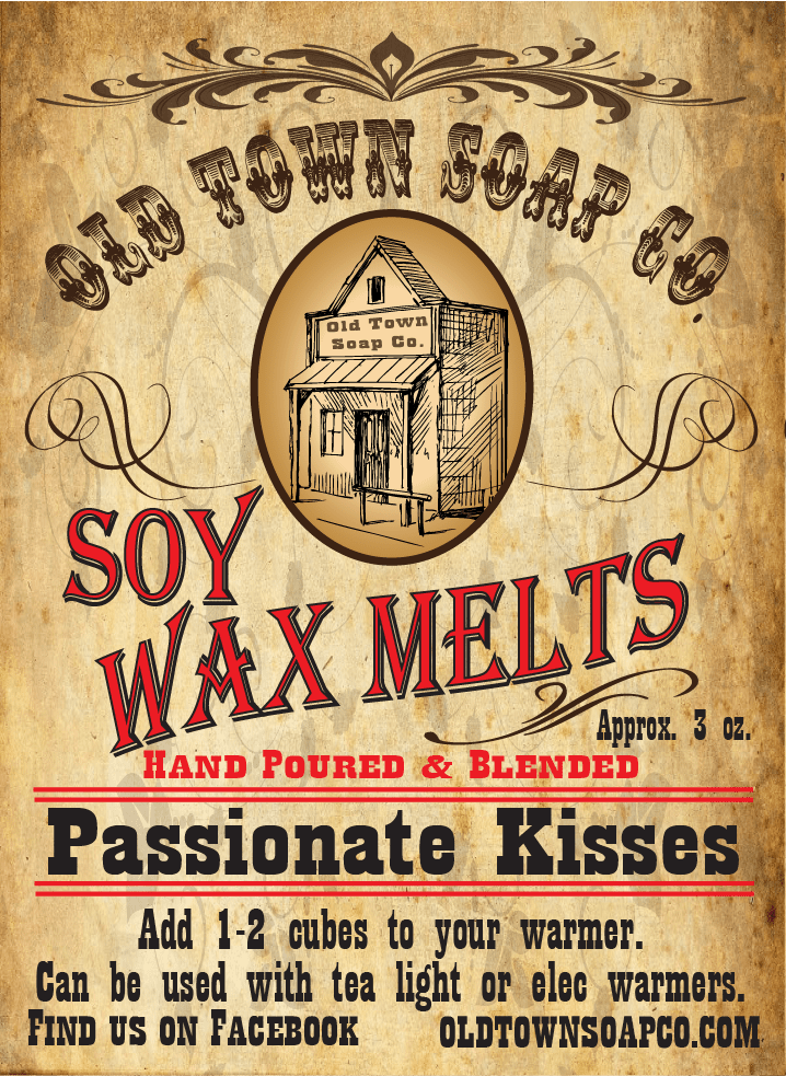 Passionate Kisses Wax Melts - Old Town Soap Co.