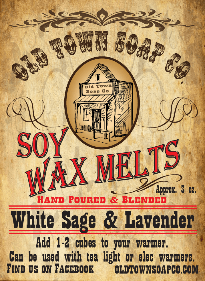 White Sage & Lavender Wax Melts - Old Town Soap Co.