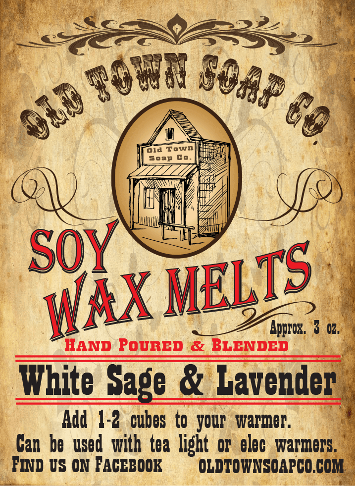 White Sage & Lavender Wax Melts - Old Town Soap Co.