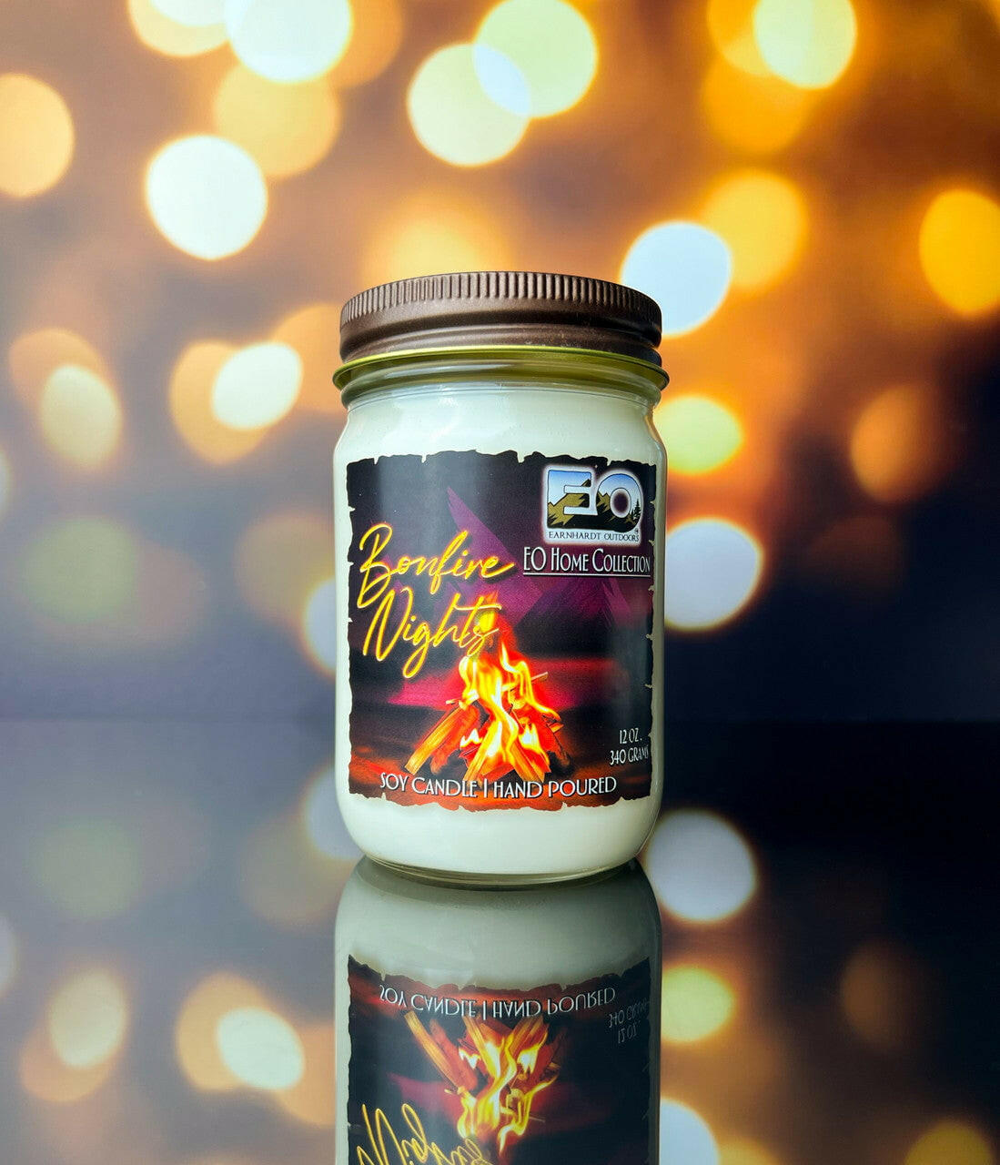 Bonfire Nights Earnhardt Outdoors Candle - Old Town Soap Co.