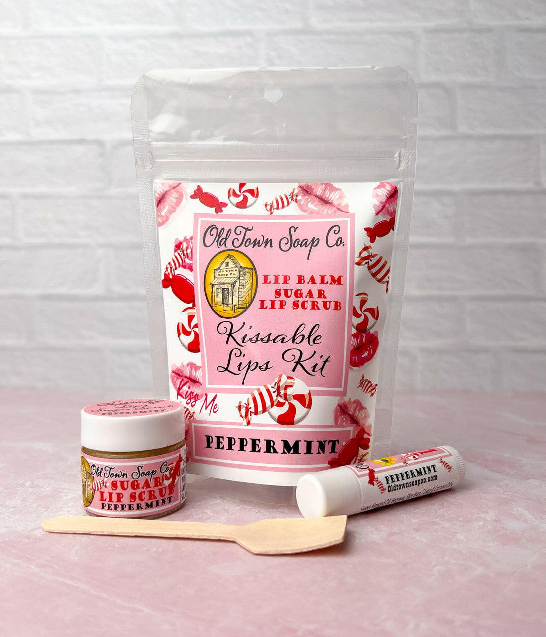 Kissable Lips Sugar Scrub & Lip Balm Kits - Old Town Soap Co.