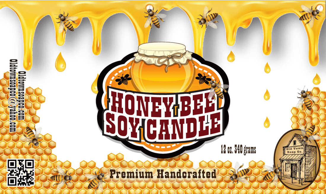 Honey Bee Candle - Old Town Soap Co.